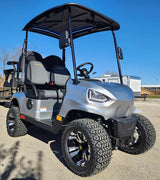 48V Electric Golf Cart 4 Seater Renegade Light Edition Utility Golf UTV - LIGHT EDITION - SILVER