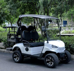 48V Electric Golf Cart 4 Seater Renegade Light Edition Utility Golf UTV - LIGHT EDITION - WHITE