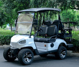 48V Electric Golf Cart 4 Seater Renegade Light Edition Utility Golf UTV - LIGHT EDITION - WHITE