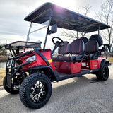 6 Seater Limo Renegade Electric Golf Cart Family Fun 48v 5000 Watt High Power Golf Cart