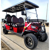 6 Seater Limo Renegade Electric Golf Cart Family Fun 48v 5000 Watt High Power Golf Cart