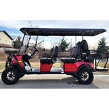 6 Seater Limo Renegade Electric Golf Cart Family Fun 48v 5000 Watt High Power Golf Cart