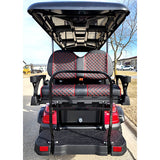 6 Seater Limo Renegade Electric Golf Cart Family Fun 48v 5000 Watt High Power Golf Cart - RED