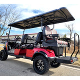 6 Seater Limo Renegade Electric Golf Cart Family Fun 48v 5000 Watt High Power Golf Cart