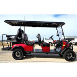6 Seater Limo Renegade Electric Golf Cart Family Fun 48v 5000 Watt High Power Golf Cart