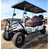 6 Seater Limo Renegade Electric Golf Cart Family Fun 48v 5000 Watt High Power Golf Cart