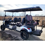 6 Seater Limo Renegade Electric Golf Cart Family Fun 48v 5000 Watt High Power Golf Cart