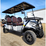 6 Seater Limo Renegade Electric Golf Cart Family Fun 48v 5000 Watt High Power Golf Cart