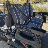 4 Seater Renegade V3 Electric Golf Cart Family Fun 72v 4000 Watt High Power Golf Cart - RED