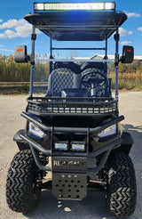 4 Seater Renegade V3 Electric Golf Cart Family Fun 72v High Power Golf Cart - BLACK