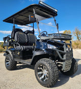 4 Seater Renegade V3 Electric Golf Cart Family Fun 72v High Power Golf Cart - BLUE