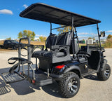 4 Seater Renegade V3 Electric Golf Cart Family Fun 72v High Power Golf Cart - BLUE