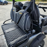 4 Seater Renegade V3 Electric Golf Cart Family Fun 72v 4000 Watt High Power Golf Cart - SILVER