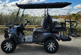 4 Seater Renegade V3 Electric Golf Cart Family Fun 72v High Power Golf Cart - BLUE
