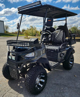 4 Seater Renegade V3 Electric Golf Cart Family Fun 72v High Power Golf Cart - BLUE