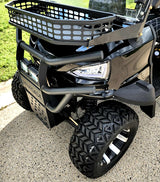 GSI - 6 Seater Limo Renegade V3 Electric Golf Cart Family Fun 72v 4000 Watt High Power Golf Cart - BLACK