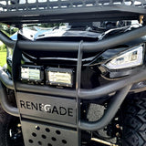 GSI - 6 Seater Limo Renegade V3 Electric Golf Cart Family Fun 72v 4000 Watt High Power Golf Cart - BLACK