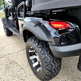 GSI - 6 Seater Limo Renegade V3 Electric Golf Cart Family Fun 72v 4000 Watt High Power Golf Cart - BLACK