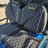 4 Seater Renegade V3 Electric Golf Cart Family Fun 72v High Power Golf Cart - BLUE