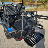 4 Seater Renegade V3 Electric Golf Cart Family Fun 72v High Power Golf Cart - BLUE