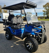 4 Seater Renegade V3 Electric Golf Cart Family Fun 72v 4000 Watt High Power Golf Cart - RED