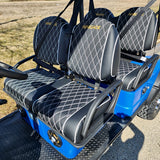 Four Front Renegade V3 Electric Golf Cart Family Fun 72v 4000 Watt High Power Golf Cart - GRAY
