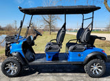 Four Front Renegade V3 Electric Golf Cart Family Fun 72v 4000 Watt High Power Golf Cart - GRAY