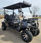 Four Front Renegade V3 Electric Golf Cart Family Fun 72v 4000 Watt High Power Golf Cart - BLUE