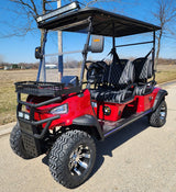 Four Front Renegade V3 Electric Golf Cart Family Fun 72v 4000 Watt High Power Golf Cart - GRAY
