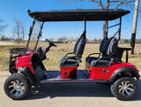 Four Front Renegade V3 Electric Golf Cart Family Fun 72v 4000 Watt High Power Golf Cart - GRAY