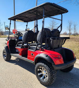 Four Front Renegade V3 Electric Golf Cart Family Fun 72v 4000 Watt High Power Golf Cart - GRAY