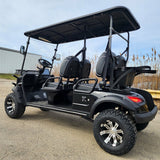 Four Front Renegade V3 Electric Golf Cart Family Fun 72v 4000 Watt High Power Golf Cart - GRAY