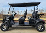 Four Front Renegade V3 Electric Golf Cart Family Fun 72v 4000 Watt High Power Golf Cart - GRAY
