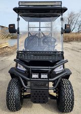 Four Front Renegade V3 Electric Golf Cart Family Fun 72v 4000 Watt High Power Golf Cart - BLACK