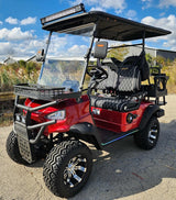 4 Seater Renegade V3 Electric Golf Cart Family Fun 72v 4000 Watt High Power Golf Cart - SILVER