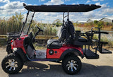 4 Seater Renegade V3 Electric Golf Cart Family Fun 72v 4000 Watt High Power Golf Cart - SILVER