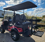 4 Seater Renegade V3 Electric Golf Cart Family Fun 72v 4000 Watt High Power Golf Cart - SILVER