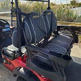 4 Seater Renegade V3 Electric Golf Cart Family Fun 72v 4000 Watt High Power Golf Cart - SILVER