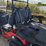 4 Seater Renegade V3 Electric Golf Cart Family Fun 72v 4000 Watt High Power Golf Cart - SILVER