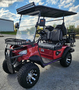 4 Seater Renegade V3 Electric Golf Cart Family Fun 72v 4000 Watt High Power Golf Cart - SILVER