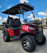 4 Seater Renegade V3 Electric Golf Cart Family Fun 72v 4000 Watt High Power Golf Cart - SILVER