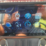 6 Seater Limo Renegade V3 Electric Golf Cart Family Fun 72v 4000 Watt High Power Golf Cart - BLUE