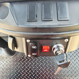 6 Seater Limo Renegade Electric Golf Cart Family Fun 72v 4000 Watt High Power Golf Cart - RED