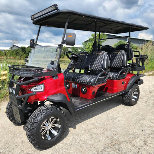 GSI - 6 Seater Limo Renegade Electric Golf Cart Family Fun 72v