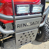 6 Seater Limo Renegade Electric Golf Cart Family Fun 72v 4000 Watt High Power Golf Cart - RED