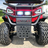 6 Seater Limo Renegade Electric Golf Cart Family Fun 72v 4000 Watt High Power Golf Cart - RED