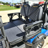 6 Seater Limo Renegade V3 Electric Golf Cart Family Fun 72v 4000 Watt High Power Golf Cart - BLUE