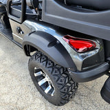 GSI - 6 Seater Limo Renegade V3 Electric Golf Cart Family Fun 72v 4000 Watt High Power Golf Cart - BLACK