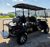Limo Renegade V3 6 Seater Electric Golf Cart Family Fun 72v 4000 Watt High Power Golf Cart - DARK GREY