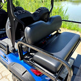 Limo Renegade V3 6 Seater Electric Golf Cart Family Fun 72v 4000 Watt High Power Golf Cart - BLUE